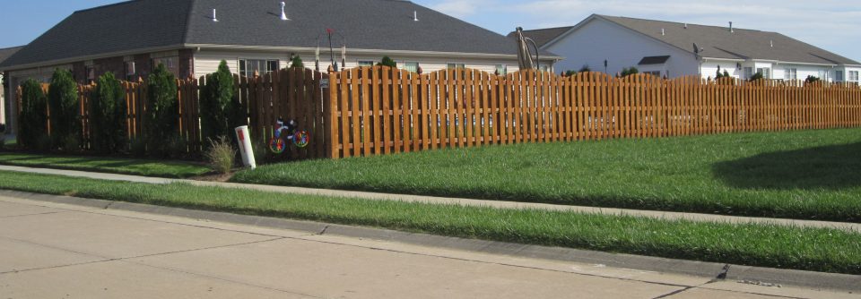 after fence staining caseyville il